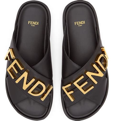 Fendi slides and mules